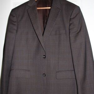 Pronto Uomo Brown Sport Coat with Classic Notched Lapels